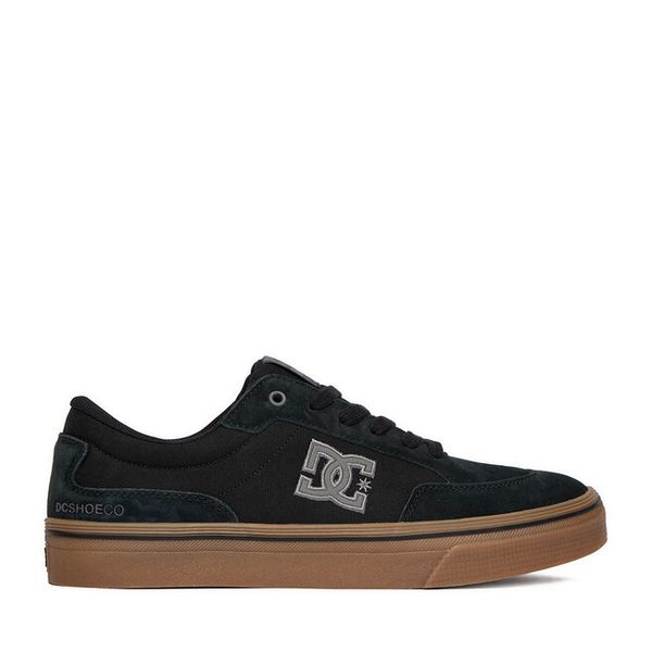 Tenisówki DC Shoes. Czarne trampki męskie DC Shoes, bez wzorów, bez zapięcia. Za 170.99 zł.