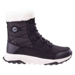 Buty zimowe damskie Hi-Tec Mestia Mid WP Wo's - czarne, Rozmiar buta 39. Czarne obuwie sportowe damskie Hi-tec, na zimę, bez wzorów, z polaru, bez zapięcia, trekkingowe. Za 209.99 zł.