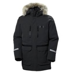 Parka Helly Hansen Varanger. Czarne parki męskie Helly Hansen, na zimę, m, bez wzorów, z futra, eleganckie, bez kołnierzyka, bez kaptura. Za 1,604.50 zł.