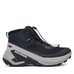Trekkingi Salomon. Niebieskie buty zimowe męskie Salomon, bez wzorów, bez obcasa, bez zapięcia. Za 819.99 zł.