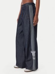 Adidas Jeansy Adibreak Mid Rise Wide Leg Denim Pant KT2650 Niebieski Wide Leg. Niebieskie jeansy damskie Adidas, bez wzorów, z bawełny. Za 439.99 zł.