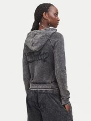 Juicy Couture Bluza JCWAS226320 Czarny Regular Fit. Czarne bluzy damskie Juicy Couture, xl, bez wzorów, z bawełny, bez ramiączek, bez kaptura. Za 359.99 zł.