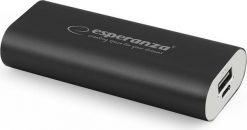 Powerbank Esperanza Hadron 4400mAh Czarny. Czarne powerbanki Esperanza. Za 58.28 zł.