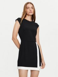 Imperial Sukienka koktajlowa AFAKIJX Czarny Slim Fit. Czarne sukienki damskie Imperial, xs, bez wzorów, z syntetyku, wizytowe, bez kołnierzyka, bez ramiączek. Za 339.99 zł.