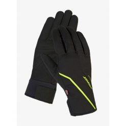 Rękawiczki softshell Ziener Ultimo PR. Czarne rękawiczki męskie Ziener, na zimę, bez wzorów, z softshellu. Za 150.99 zł.