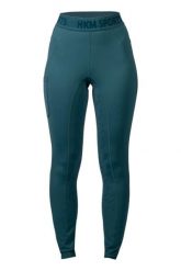 Damskie legginsy jeździeckie z pełną przyczepnością HKM Tabea. Niebieskie legginsy damskie HKM, bez wzorów. Za 219.00 zł.