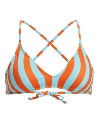 Stanik bikini typu bralette dla Kobiety PT BEACH CLASSICS Niebieski. Niebieskie stroje kąpielowe damskie Roxy, xl, bez wzorów, z elastanu. Za 159.99 zł.