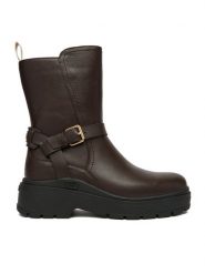 Liu Jo Botki Andrea SF5097 P0102 Brązowy. Brązowe botki damskie Liu Jo, bez wzorów, ze skóry, bez obcasa, na płaskiej podeszwie, bez zapięcia. Za 649.99 zł.