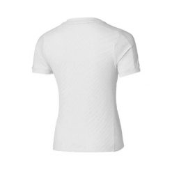 T-shirt Mizuno Short Sleeve Tee Woman. Białe t-shirty damskie Mizuno, s, bez wzorów, z materiału, bez kołnierzyka, bez ramiączek. Za 220.45 zł.