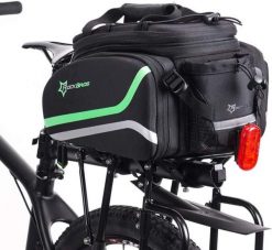 Torba rowerowa Rockbros na bagażnik. Czarne torby na ramię męskie ROCKBROS, z materiału, na ramię. Za 258.99 zł.