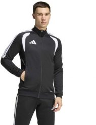 Adidas Bluza treningowa Tiro 26 League czarna JY7207 rozpinana M. Czarne bluzy męskie Adidas, m, bez wzorów, bez ramiączek, bez kaptura. Za 150.64 zł.