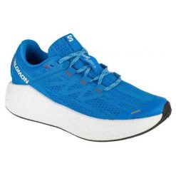 Trampki Męskie Aero Glide 3. Niebieskie trampki męskie Salomon, bez wzorów, z gumy, bez zapięcia. Za 799.99 zł.