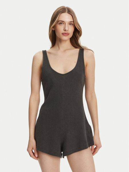 Billabong Kombinezon EBJX603002 Szary Slim Fit. Szare sukienki damskie Billabong, xs, bez wzorów, z bawełny, bez kołnierzyka, bez ramiączek. Za 99.99 zł.