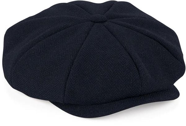 Czapka Beechfield Gavoche Heritage. Niebieskie czapki damskie BEECHFIELD, bez wzorów, z poliesteru, eleganckie. Za 76.50 zł.