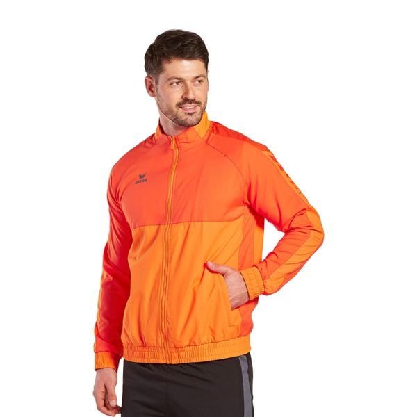 Kurtka prezentacyjna Erima Six Wings. Brązowe kurtki męskie Erima, l, bez wzorów, bez kaptura, do piłki ręcznej. Za 245.00 zł.