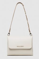 VALENTINO Duża biała torebka Alexia. Białe listonoszki damskie Valentino by Mario Valentino, bez wzorów, duże, bez dodatków. W wyprzedaży za 619.99 zł.