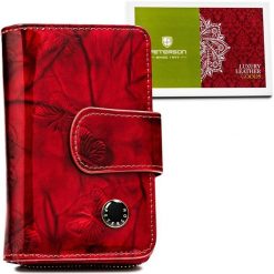 Portfel damski Peterson PTN 76115-BFBC czerwony. Czerwone portfele damskie Peterson, ze skóry. Za 97.99 zł.