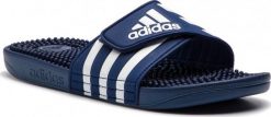 Adidas Klapki męskie granatowe r. 40.5 (F35579). Klapki męskie Adidas, bez wzorów, bez zapięcia. Za 124.95 zł.