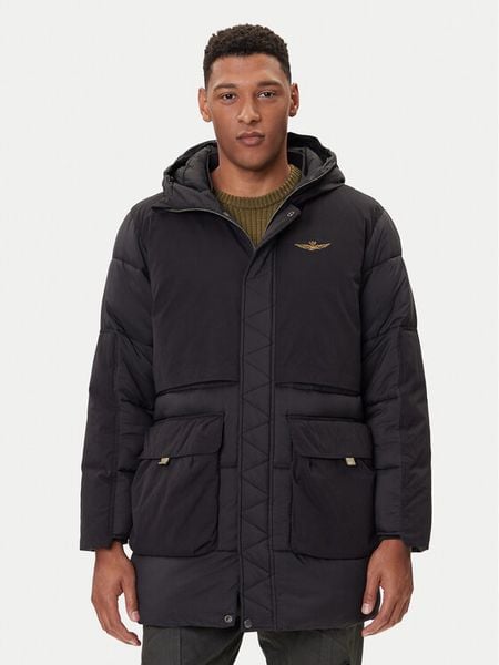 Aeronautica Militare Kurtka zimowa 252AB3015UCT04211 Czarny Regular Fit. Czarne kurtki męskie Aeronautica Militare, na zimę, m, bez wzorów, z syntetyku, bez kaptura. Za 1,709.00 zł.