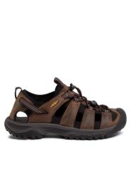 Keen Sandały Targhee III Sandal 1022427 Brązowy. Brązowe sandały męskie Keen, bez wzorów, z nubiku, bez zapięcia. Za 319.99 zł.