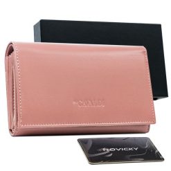 Portfel skórzany Cavaldi RD-22-GCL-0931 łososiowy. Czerwone portfele damskie 4U Cavaldi, ze skóry. Za 67.99 zł.