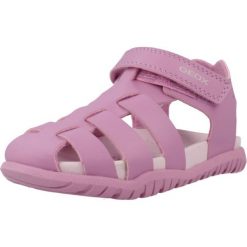 Sandały GEOX B SANDAL FUSBETTO GI Rose. Czerwone sandały męskie Geox, bez wzorów, z syntetyku, sportowe, bez zapięcia. Za 180.99 zł.