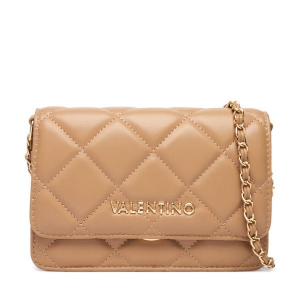Torebka Valentino. Brązowe listonoszki damskie Valentino, bez wzorów, bez dodatków. Za 366.99 zł.