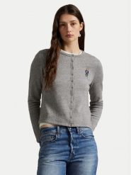 Polo Ralph Lauren Kardigan 211955298003 Szary Slim Fit. Szare kardigany damskie Polo Ralph Lauren, xs, bez wzorów, z bawełny, bez kołnierzyka. Za 699.99 zł.