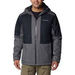 Kurtka ocieplana męska Columbia Point Park II Insulated. Szare kurtki męskie Columbia, m, bez wzorów, sportowe, bez kaptura. Za 599.99 zł.