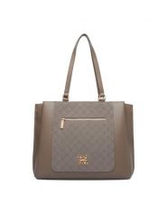 Nine West Torebka CEO-ELITE FORM-JH7268 Szary. Szare shopperki damskie Nine West, bez wzorów, ze skóry, bez dodatków. Za 329.99 zł.