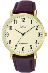 Zegarek QQ C43A-004P męski klasyczny żółta tarcza SLIM . Żółte zegarki męskie Q&Q, bez wzorów. Za 119.00 zł.