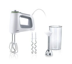 Braun HM 5107 WH Mikser ręczny 750 W Szary, Biały. Białe miksery BRAUN. Za 337.99 zł.