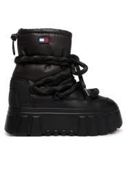 Tommy Jeans Śniegowce Tjw Platform Nylon Snowboot Wl EN0EN03163 Czarny. Czarne śniegowce damskie Tommy Jeans, z jeansu, bez zapięcia. Za 649.99 zł.