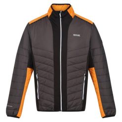 Męska Kurtka Halton VII Contrast Panel Baffled Padded Jacket. Brązowe kurtki męskie Regatta, m, bez wzorów, z puchu, sportowe, bez kaptura. Za 161.99 zł.