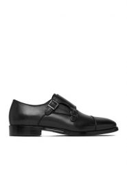 GINO ROSSI Półbuty EO-SEVERINO-02 Czarny. Czarne buty wizytowe męskie Gino Rossi, bez wzorów, ze skóry, bez obcasa, bez zapięcia. Za 479.99 zł.