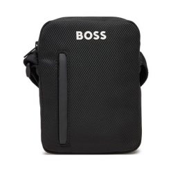 Saszetka BOSS. Czarne saszetki i nerki męskie Boss, bez wzorów. Za 169.99 zł.