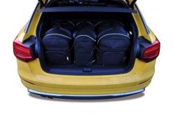 Torby Do Bagażnika Audi Q2 2016+ 3Szt Kjust. Czarne torby podróżne damskie KJUST, bez wzorów, z kauczuku. Za 923.00 zł.