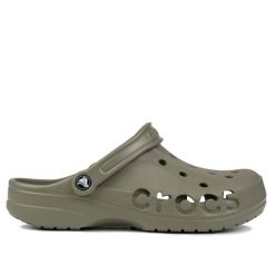 Klapki męskie sportowe Crocs BAYA. Szare klapki męskie Crocs, bez wzorów, bez zapięcia. W wyprzedaży za 199.00 zł.