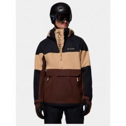 Kurtka Narciarska Męska Columbia Coreshot. Brązowe kurtki sportowe męskie Columbia, na zimę, m, bez wzorów, bez kaptura, narciarskie. W wyprzedaży za 849.15 zł.