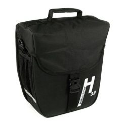 Walizka Haberland Basic 3.0 pojedyncza sakwa 14 l, czarna. Czarne walizki damskie HABERLAND, bez wzorów, z materiału. Za 374.95 zł.