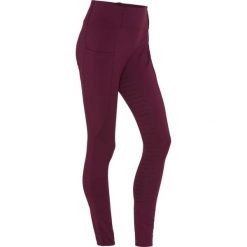 Damskie legginsy jeździeckie z pełną przyczepnością Equipage Kendra. Fioletowe legginsy damskie EQUIPAGE, bez wzorów. Za 288.00 zł.