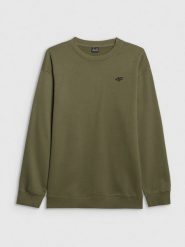 4F Bluza dresowa nierozpinana bez kaptura męska - khaki XL. Brązowe bluzy męskie 4F, m, bez wzorów, z dresówki, bez ramiączek, bez kaptura. Za 99.99 zł.