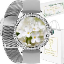 Smartwatch Rubicon Zegarek SMARTWATCH na Komunię Rubicon RNCF19 silver. Szare zegarki smartwatch Rubicon, bez wzorów. Za 269.00 zł.