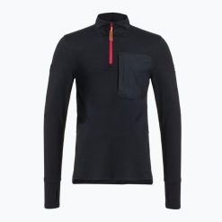 Bluza do biegania męska Under Armour Trail Run Quarter Zip. Czarne bluzy męskie Under Armour, m, bez wzorów, sportowe, bez ramiączek, bez kaptura. Za 229.99 zł.
