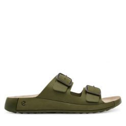 Klapki ECCO. Czarne klapki męskie ecco, bez wzorów, bez zapięcia. Za 409.99 zł.