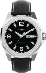 Zegarek męski Timex TW2W92900 czarny. Czarne zegarki męskie Timex, bez wzorów. Za 830.58 zł.