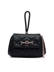 Guess Torebka Frances Mini HWQG22 41780 Czarny. Czarne torebki do ręki damskie Guess, z aplikacjami, ze skóry, bez dodatków. Za 494.99 zł.