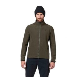 Polarowa kurtka narciarska z pełnym zamkiem Rossignol Strawpile. Zielone kurtki sportowe męskie Rossignol, na zimę, bez wzorów, z polaru, bez kaptura, narciarskie. Za 443.00 zł.