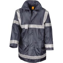 Parka Result Management. Niebieskie parki damskie RESULT, l, bez wzorów, z poliesteru, bez kołnierzyka, bez kaptura. Za 168.80 zł.
