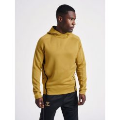 Bluza z kapturem Hummel Cima XK. Brązowe bluzy męskie Hummel, l, bez wzorów, z kapturem, do piłki ręcznej. Za 288.70 zł.